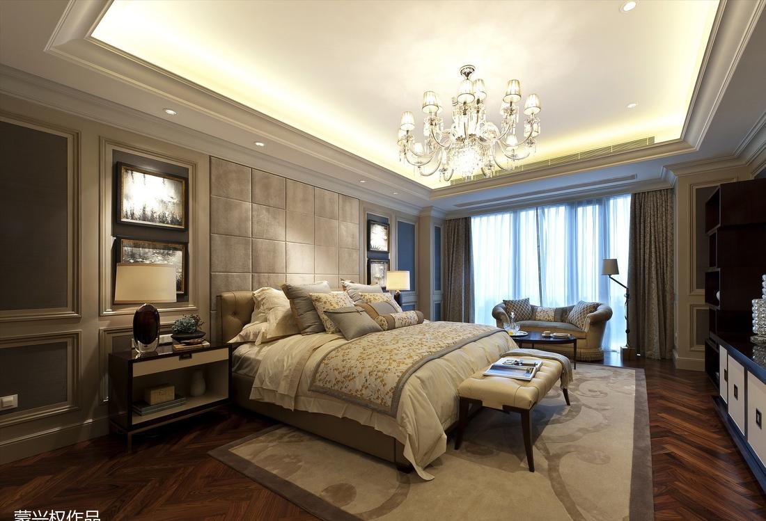 蒙兴权丨别墅丨【杭州】绿城蓝色钱江 江景大宅法式风-13