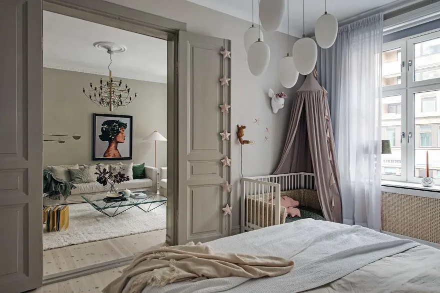 瑞典古宅的莫里斯风格与异域风情-15