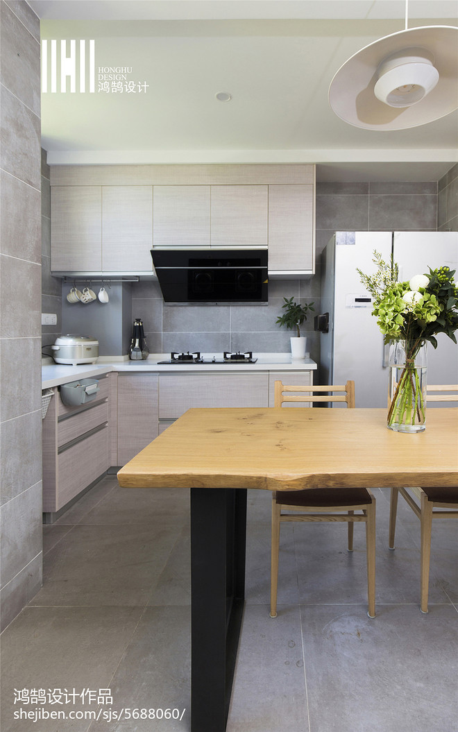 25万元三居130平米装修案例·效果图  ◤序·簡◢130㎡极简风格丨魏盛-17