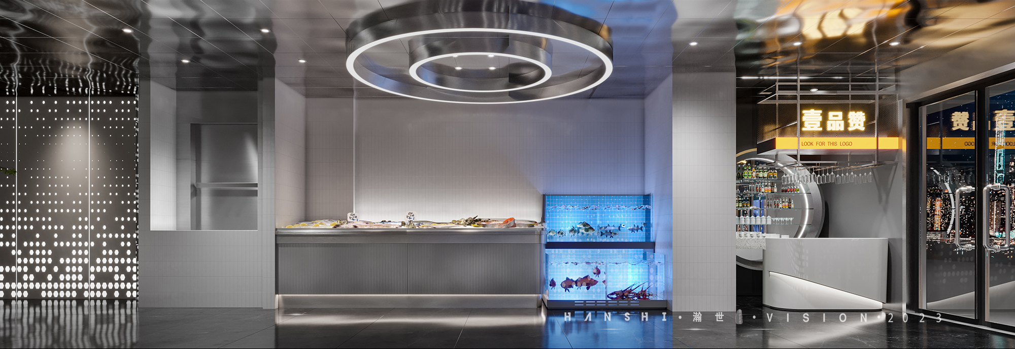 餐饮空间设计案例 | 一瀚世表现的餐饮空间-1
