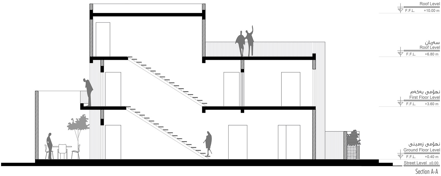 Bakrajo 区独特雕塑式住宅丨ZAKAA Architecture-70