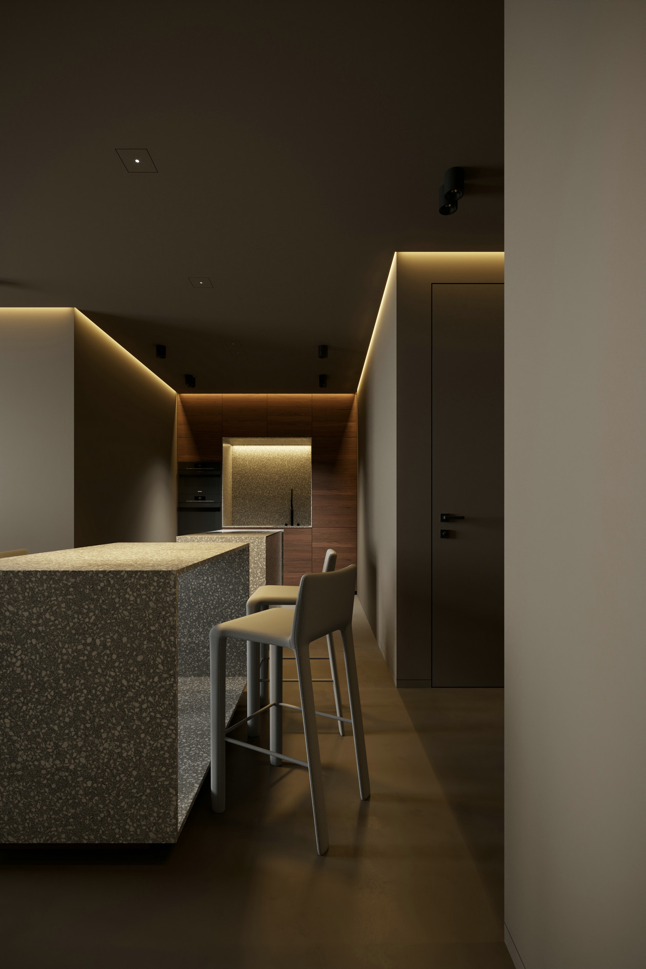 高级黑色系住宅-8