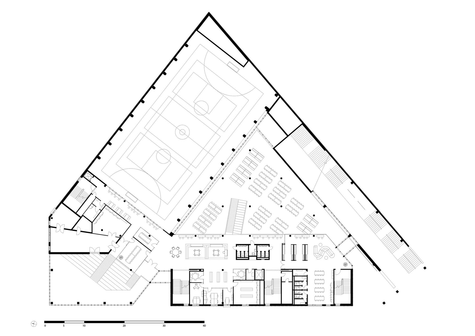  Islands Brygge 岛上的学校丨丹麦哥本哈根丨C.F. Møller,TREDJE NATUR-39