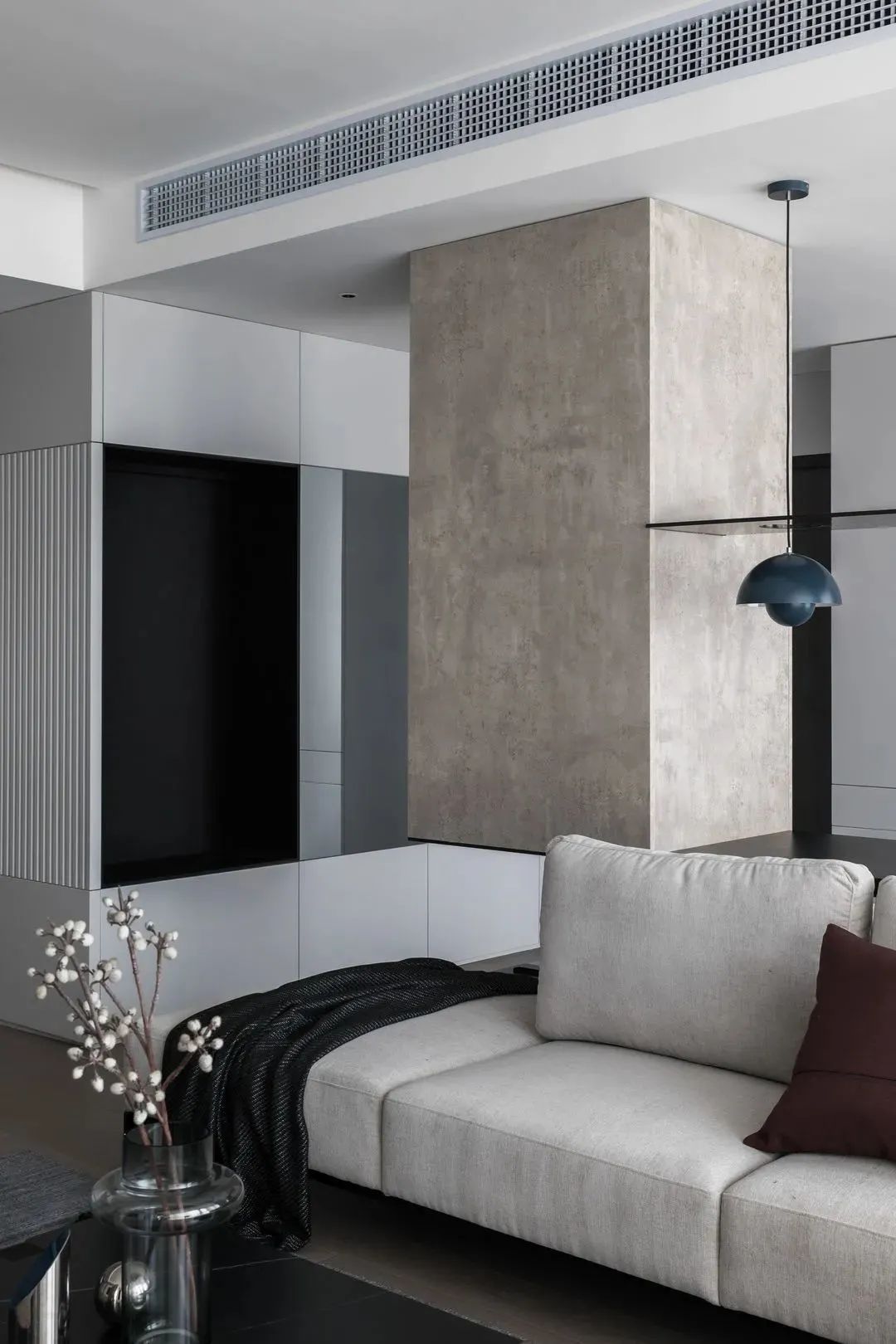 静谧深海蓝,游园般的住宅设计-24