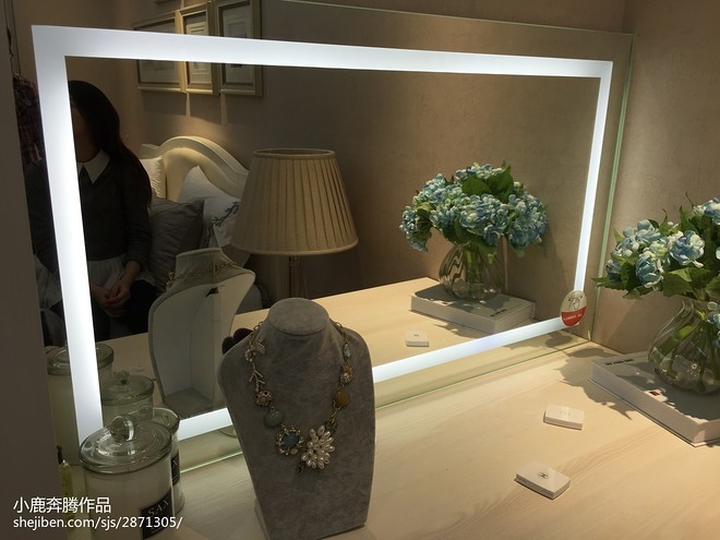 53万元商业展示410平米装修案例·新品打样室（样板展厅）设计-18