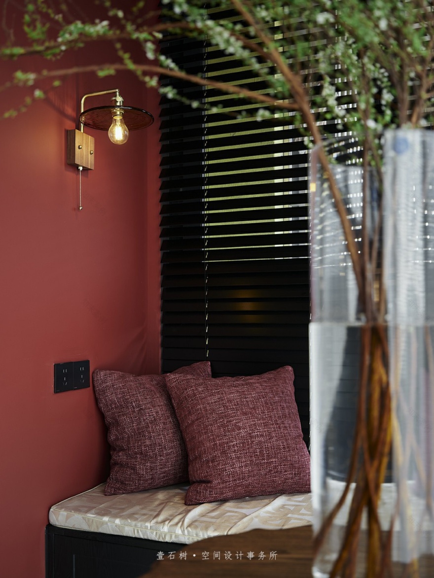 荣誉花园复古风格设计丨壹石樹空间设计事务所-35