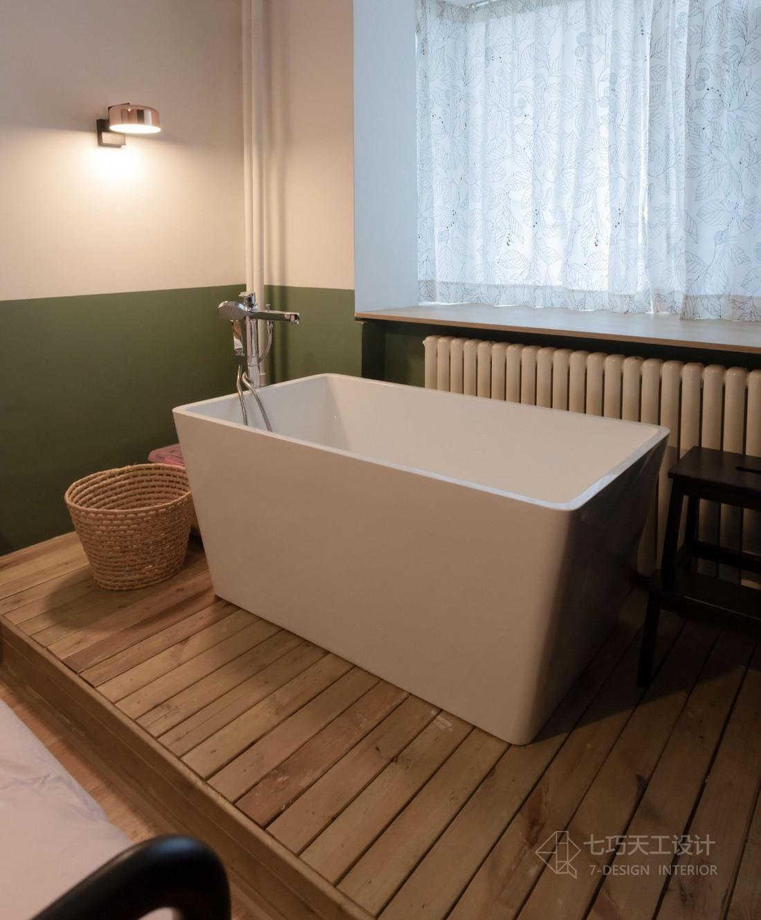 郑昊鸿打造老房翻新示范,粉蓝配色让空间焕新春-43