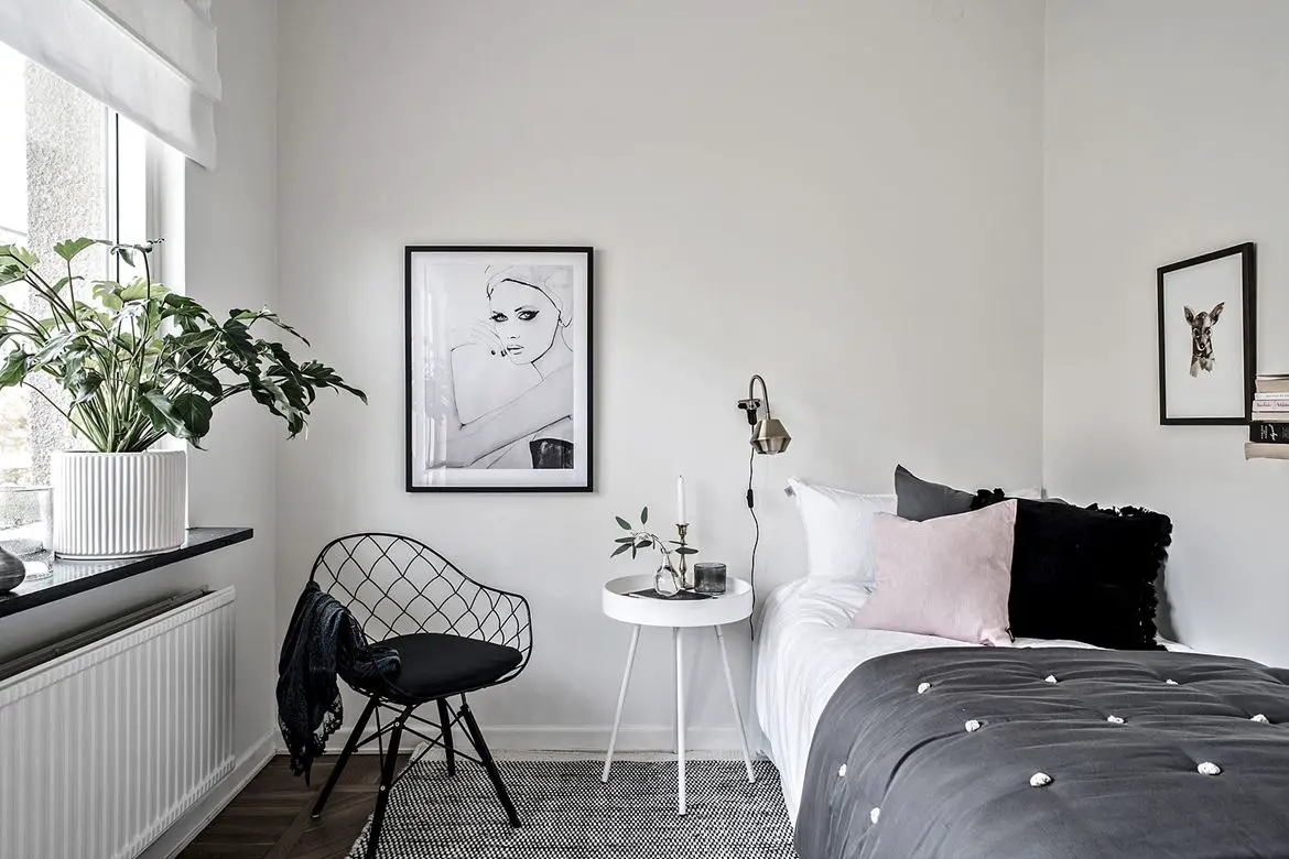 现代简约，绿色生活 | 两套不同面积的 Scandinave 风格公寓设计-11