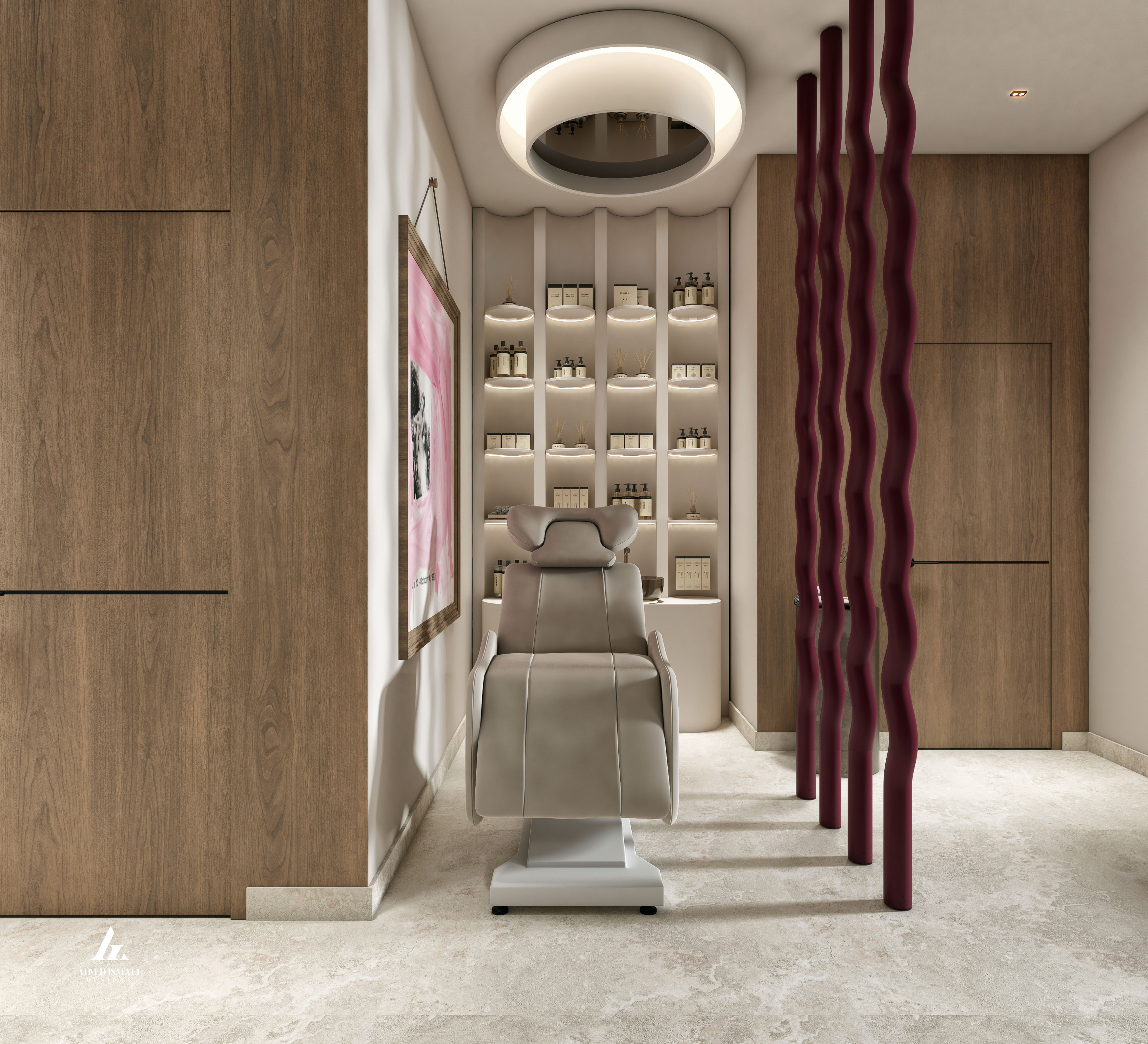 豪华现代美容院设计丨@ahmedismail_designs-10