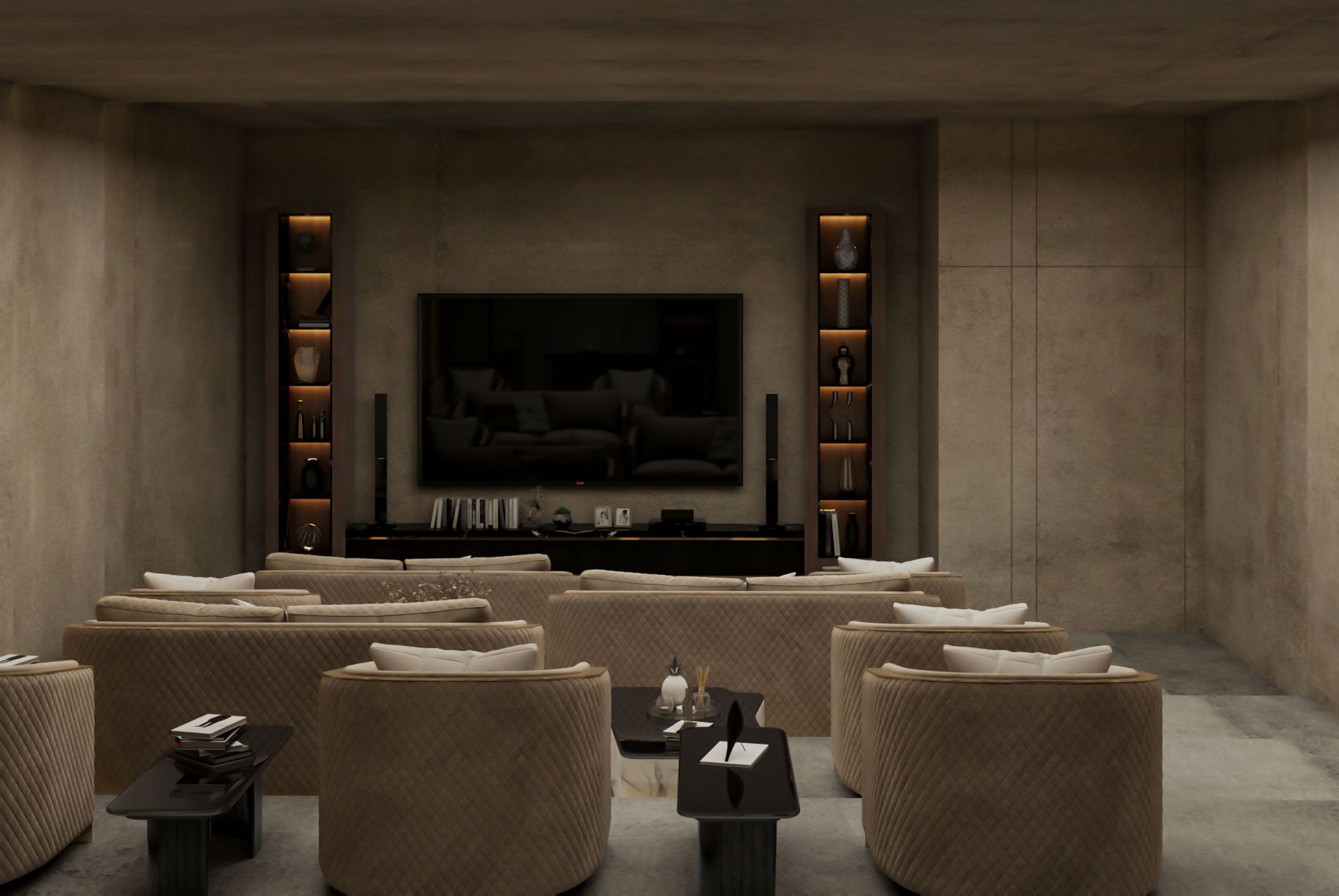 家庭影院现代风格-5