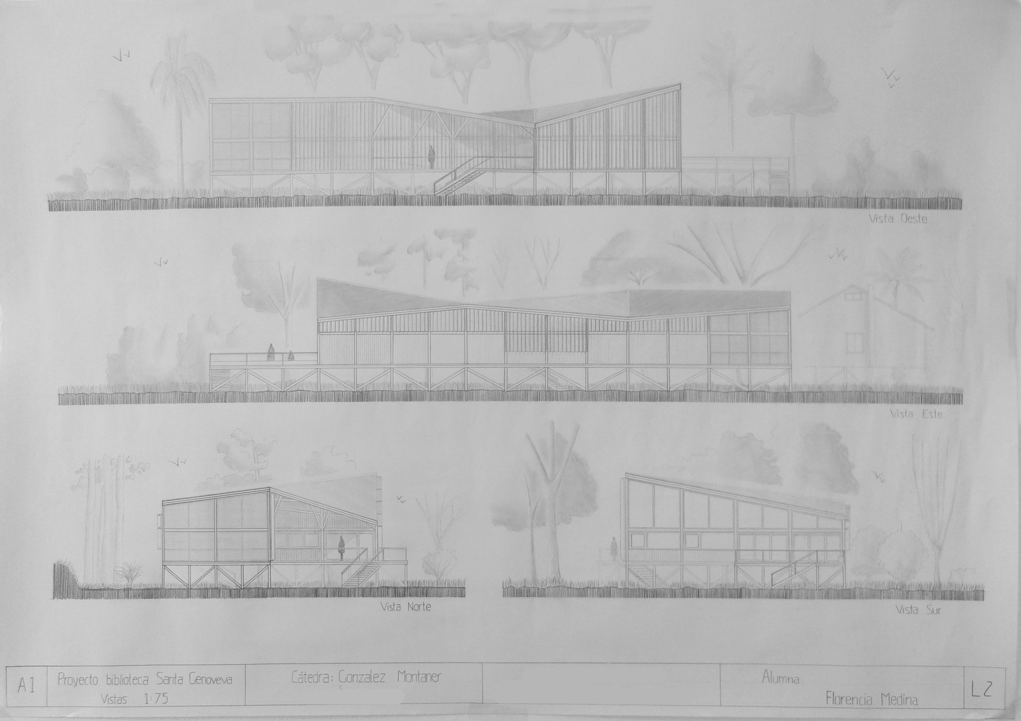 三角洲图书馆项目丨阿根廷布宜诺斯艾利斯丨UBA 建筑 1 系冈萨雷斯·蒙塔纳尔教授工作室-10