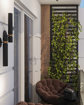 Balcony,compund smoha