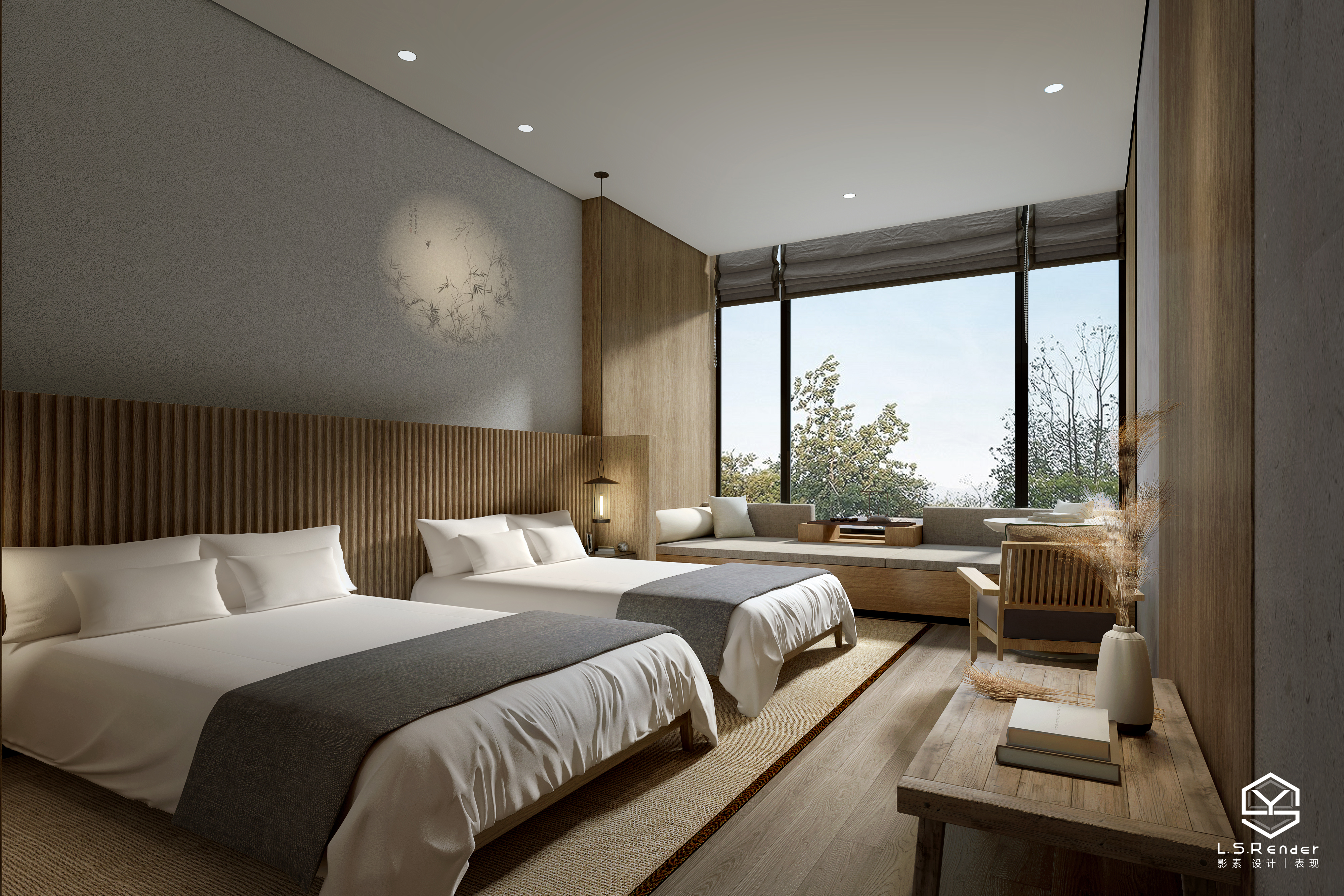 影素设计 • 现代高端客房空间表现-10