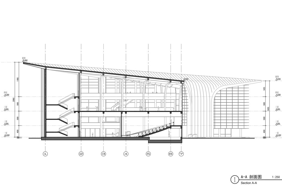 昆山德园文化展示馆——折纸飞机造型的新地标-16