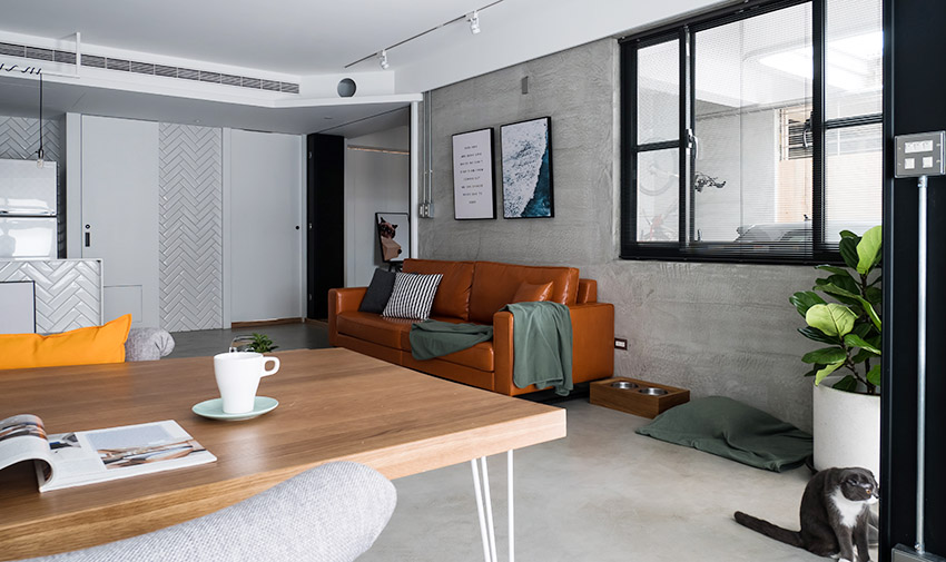 89㎡工业风住宅 艺棠设计-9