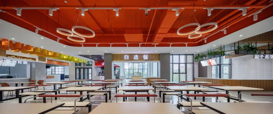 河南工业大学餐厅丨中国郑州丨晓寒建筑空间设计-19