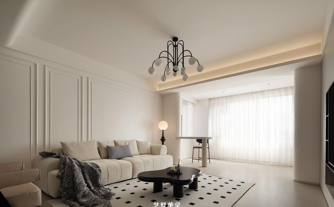 142㎡现代法式多功能客厅丨中国合肥丨艺墅美宅设计-13