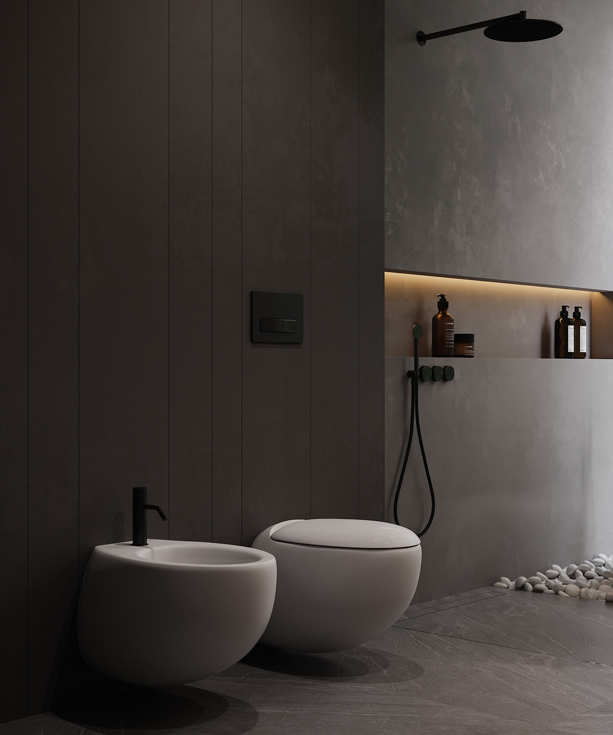 高级灰色系住宅设计-28