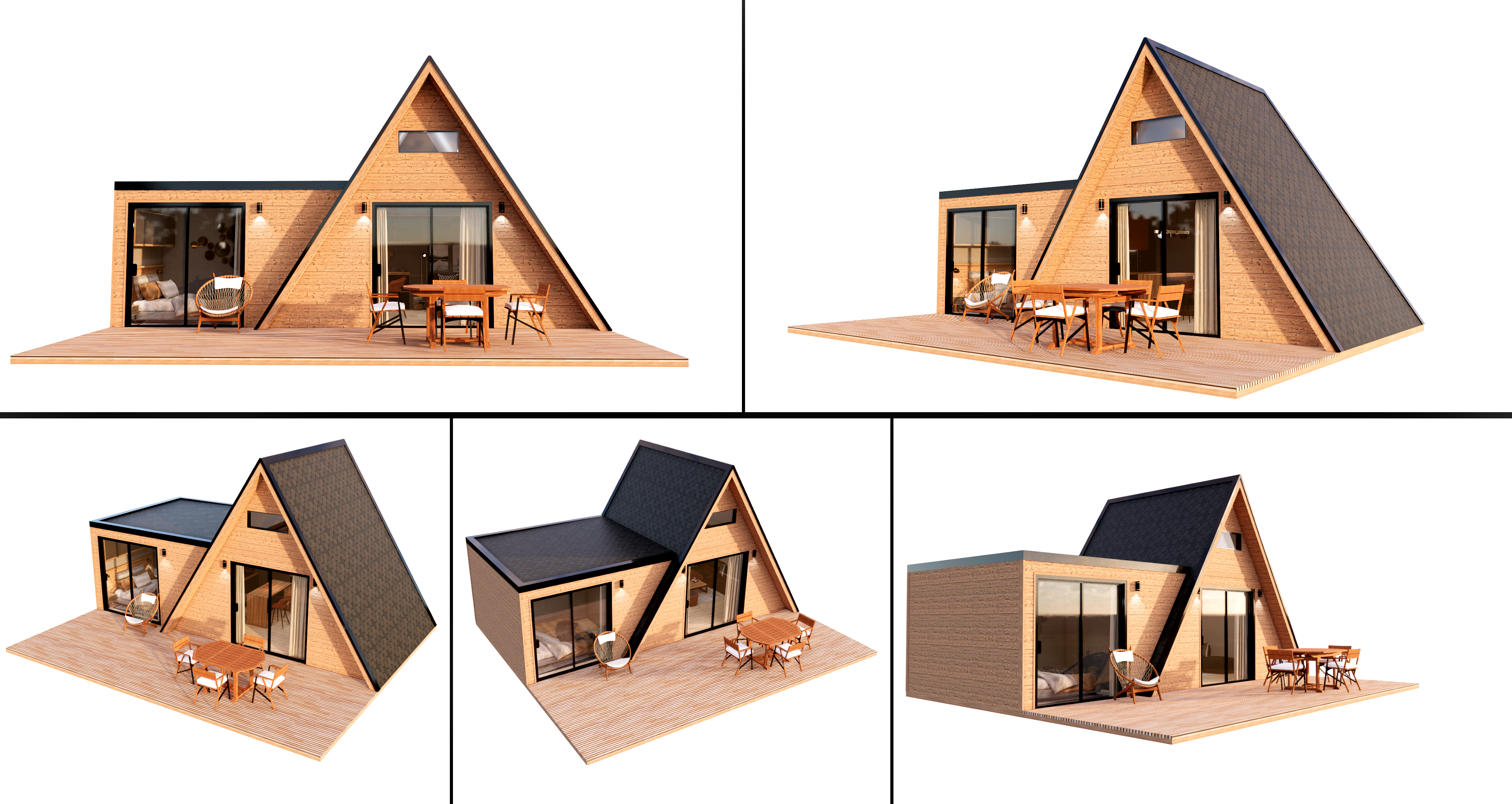 A frame house A34 .. 34m2-5