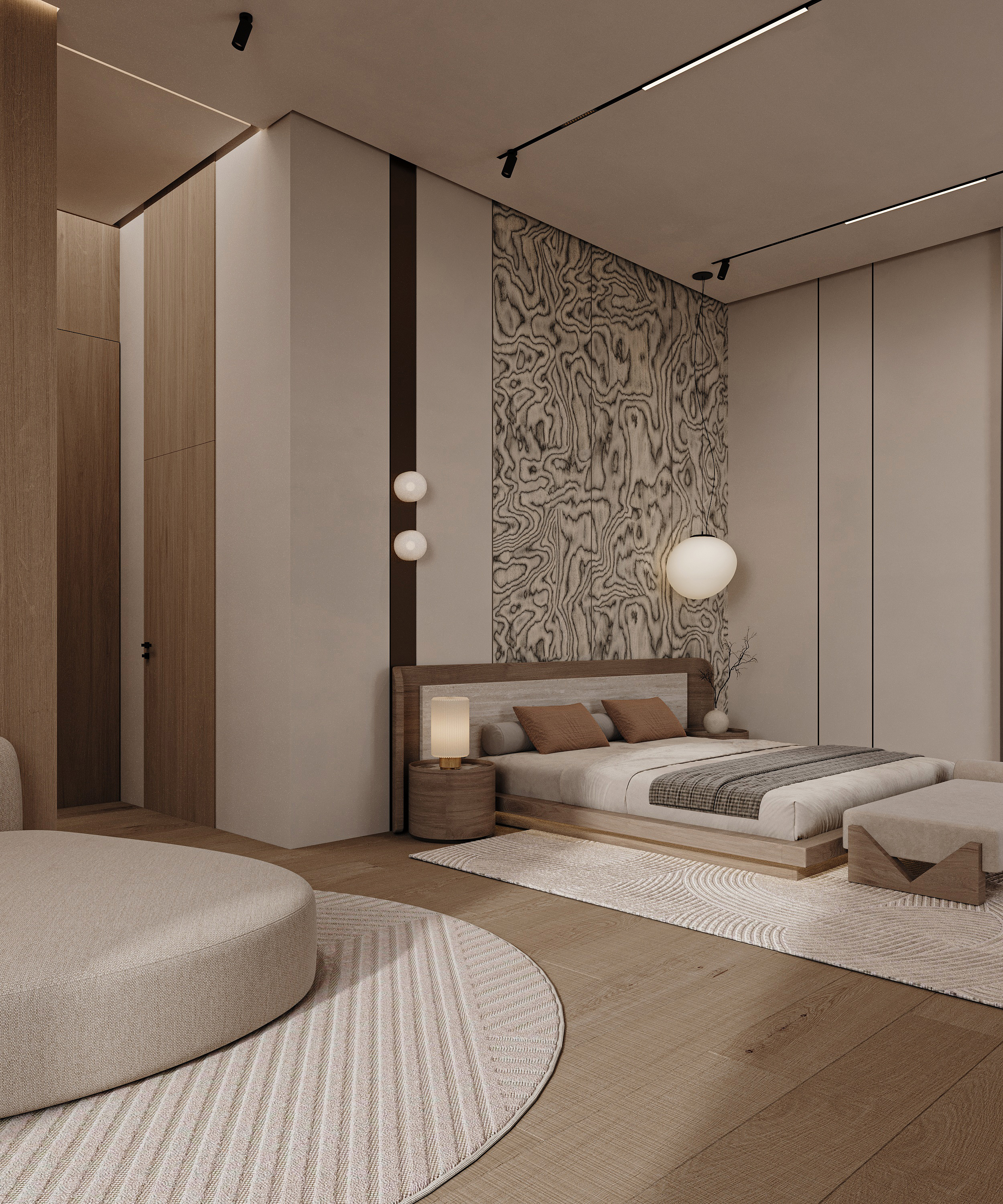 Master Bedroom（主卧项目）丨沙特阿拉伯丨Dina Farouk（archivision studio）-14