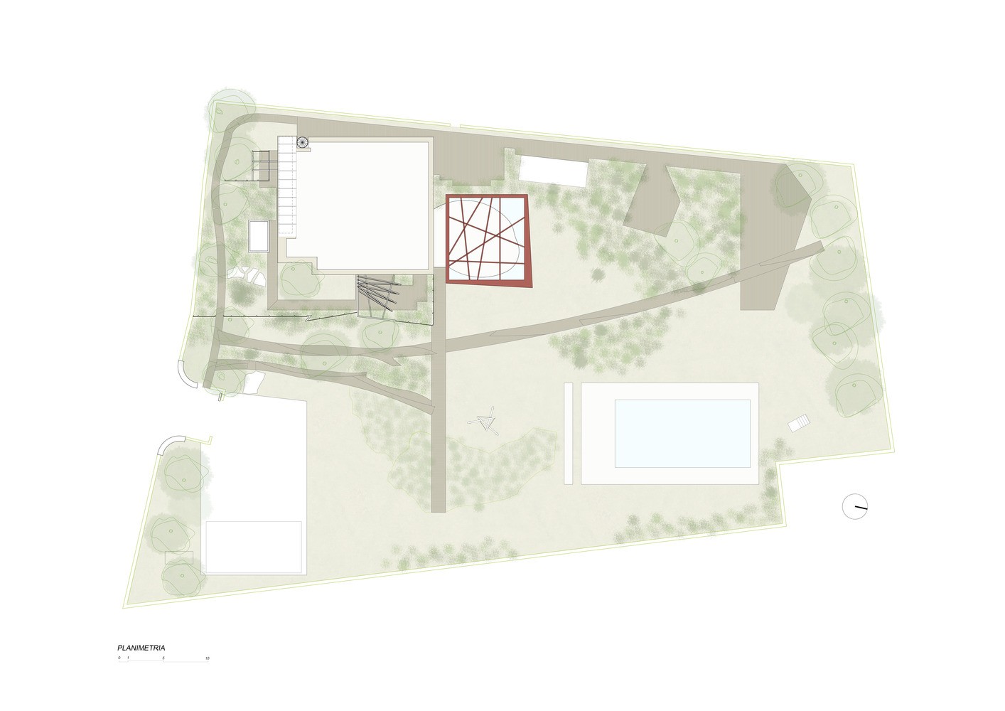 长泽英德装置艺术融入自然，打造水上花园住宅-24