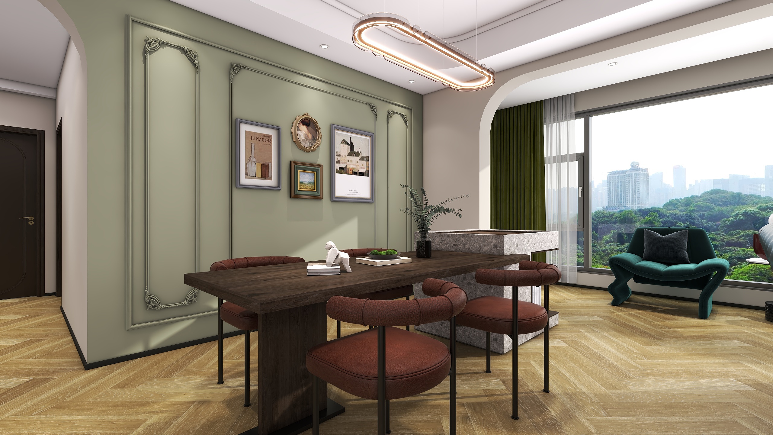 四川成都华府悦璟（115平方简约法式三居室）-21