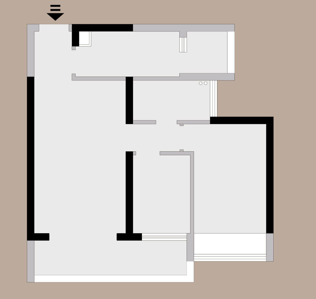 秋日暖阳 · 小户型高级灰设计-3