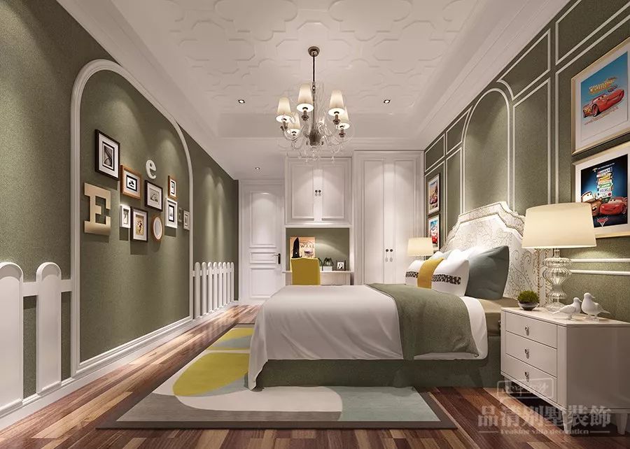 阿维侬庄园混搭风格,打造 450㎡美式新中式家居-35