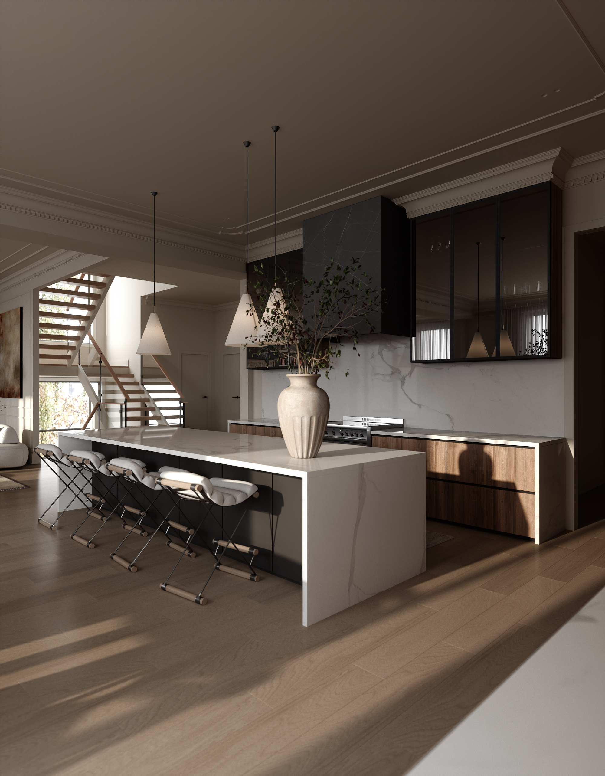新泽西450平方米住宅室内设计丨美国新泽西丨ADD DESIGN-26