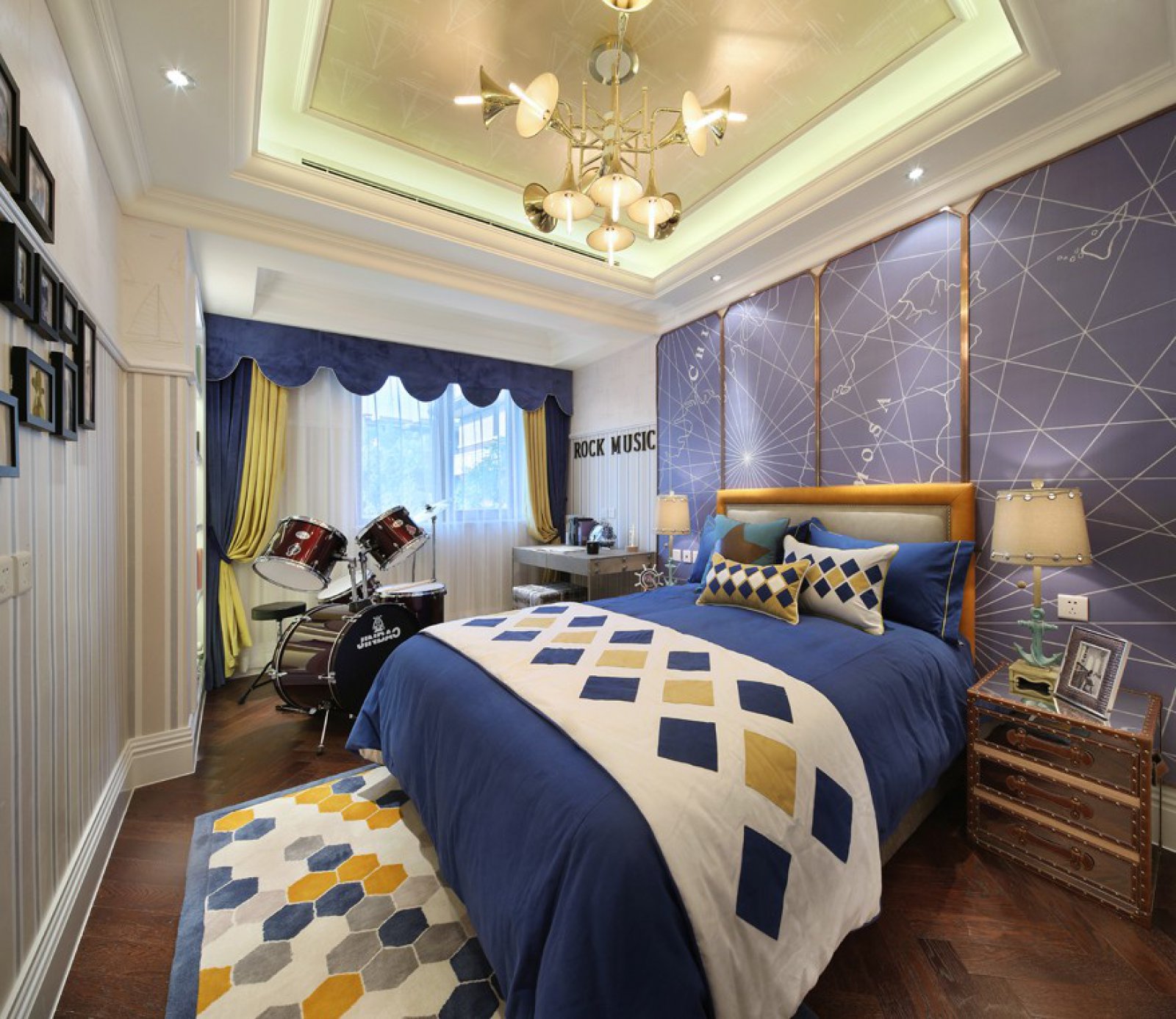 女性主题别墅样板间-23