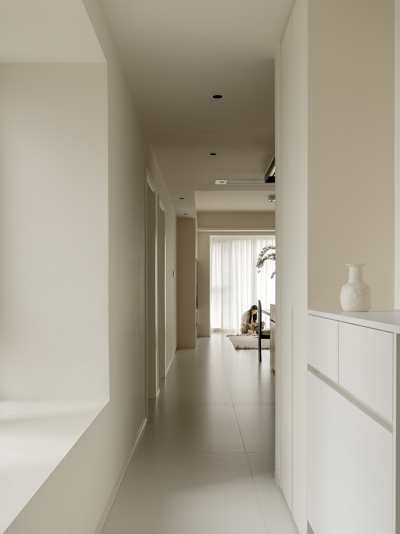 98㎡三房格局，动线重塑×收纳整合×简约奶油风-27