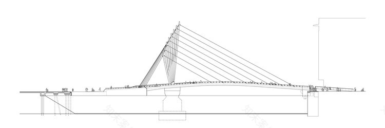 英国索尔福德码头 Media City Footbridge-14