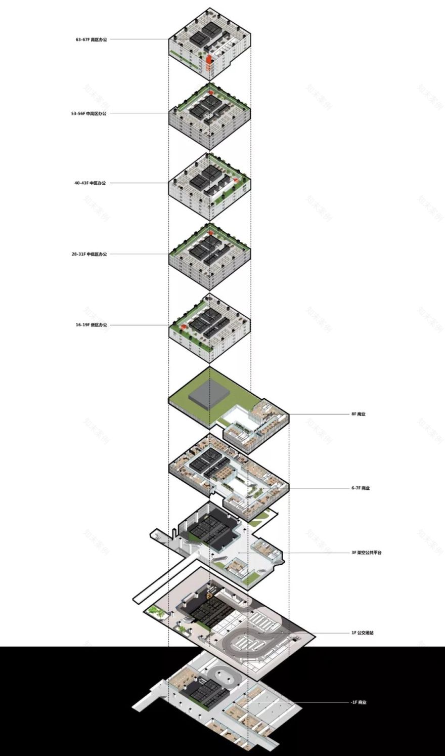 欧博设计丨深圳市南山区科技联合大厦竞赛建筑方案设计 丨中国深圳-41