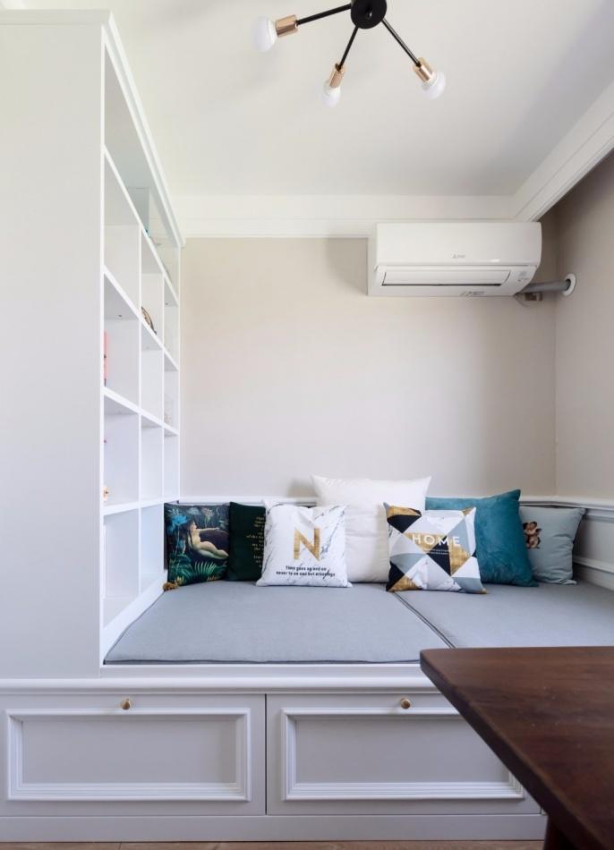 100㎡精装房变身复古轻奢,两代人的生活艺术-47