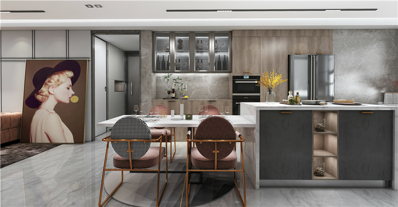 150㎡现代轻奢风住宅设计丨刘成倩-47