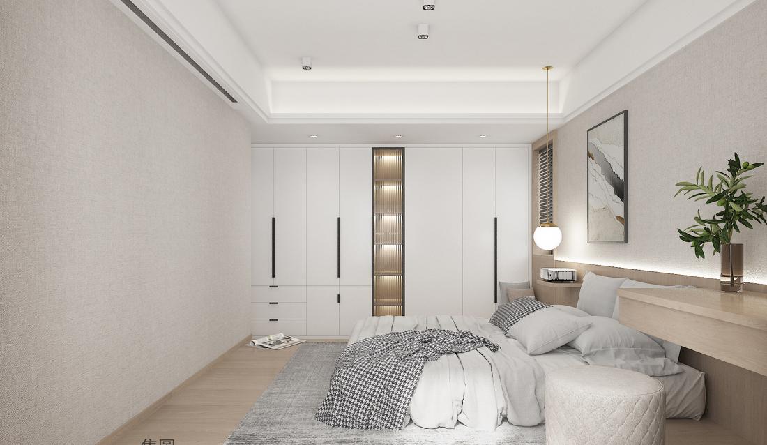 奶咖色日式原木风家居设计-25