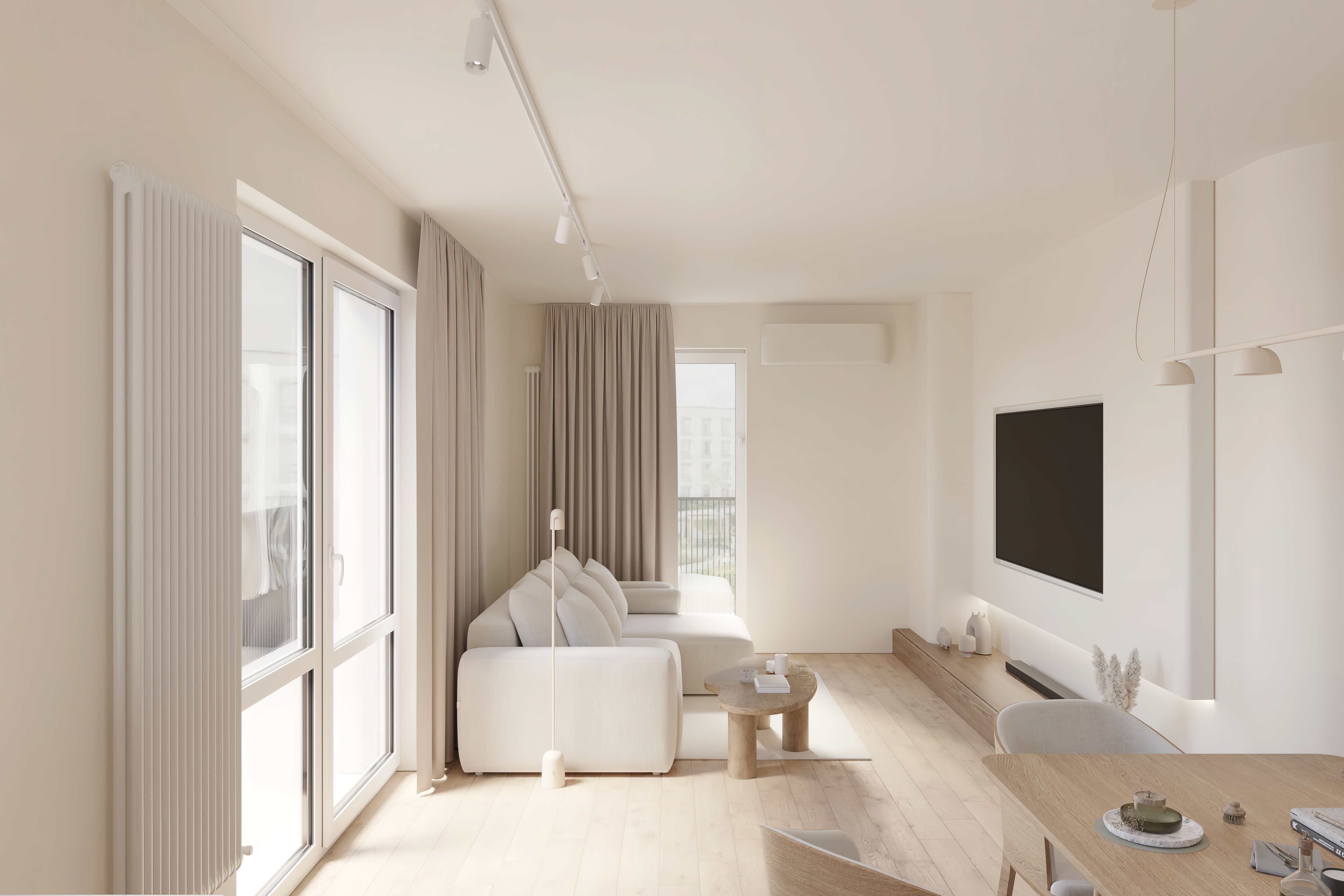 Wiślany Mokotów公寓室内设计丨波兰华沙丨RES Design-5