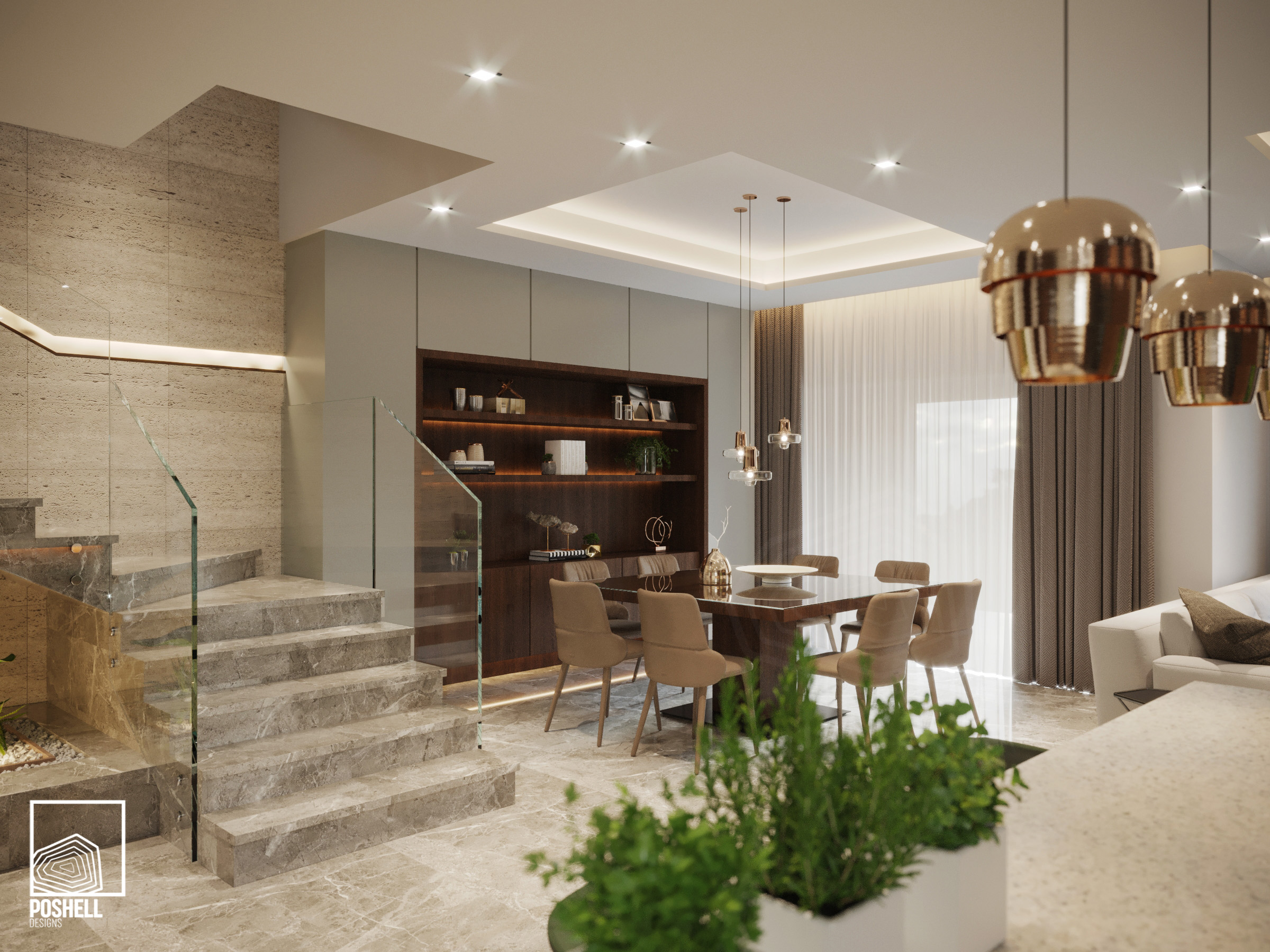 私人住宅别墅 360 度全景展示丨埃及开罗-15