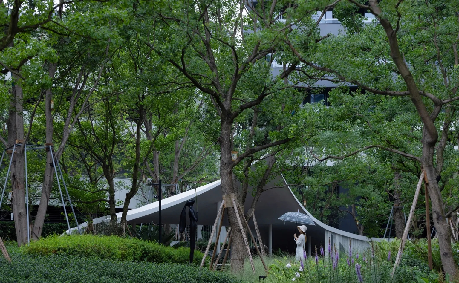 成都麓湖生态城·沚院住宅景观丨中国成都丨纬图-14