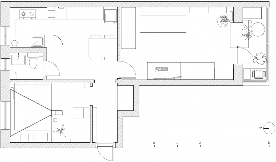 北京天坛生物历史建筑群院内四号公寓室内改造设计-66