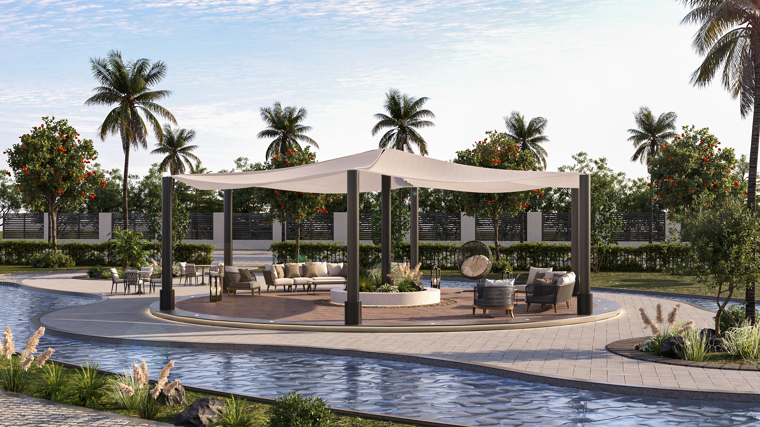 酒店景观丨阿联酋阿布扎比丨Azza algebali等团队,Diaa Consult提供支持-14