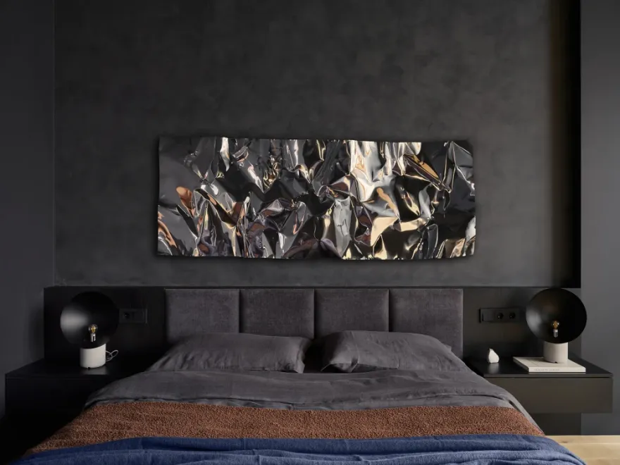 90平米深色青年IT人士公寓设计丨俄罗斯圣彼得堡丨A&R Interiors(亚历山大·阿加波娃,玛格丽塔·普什卡列娃)-29