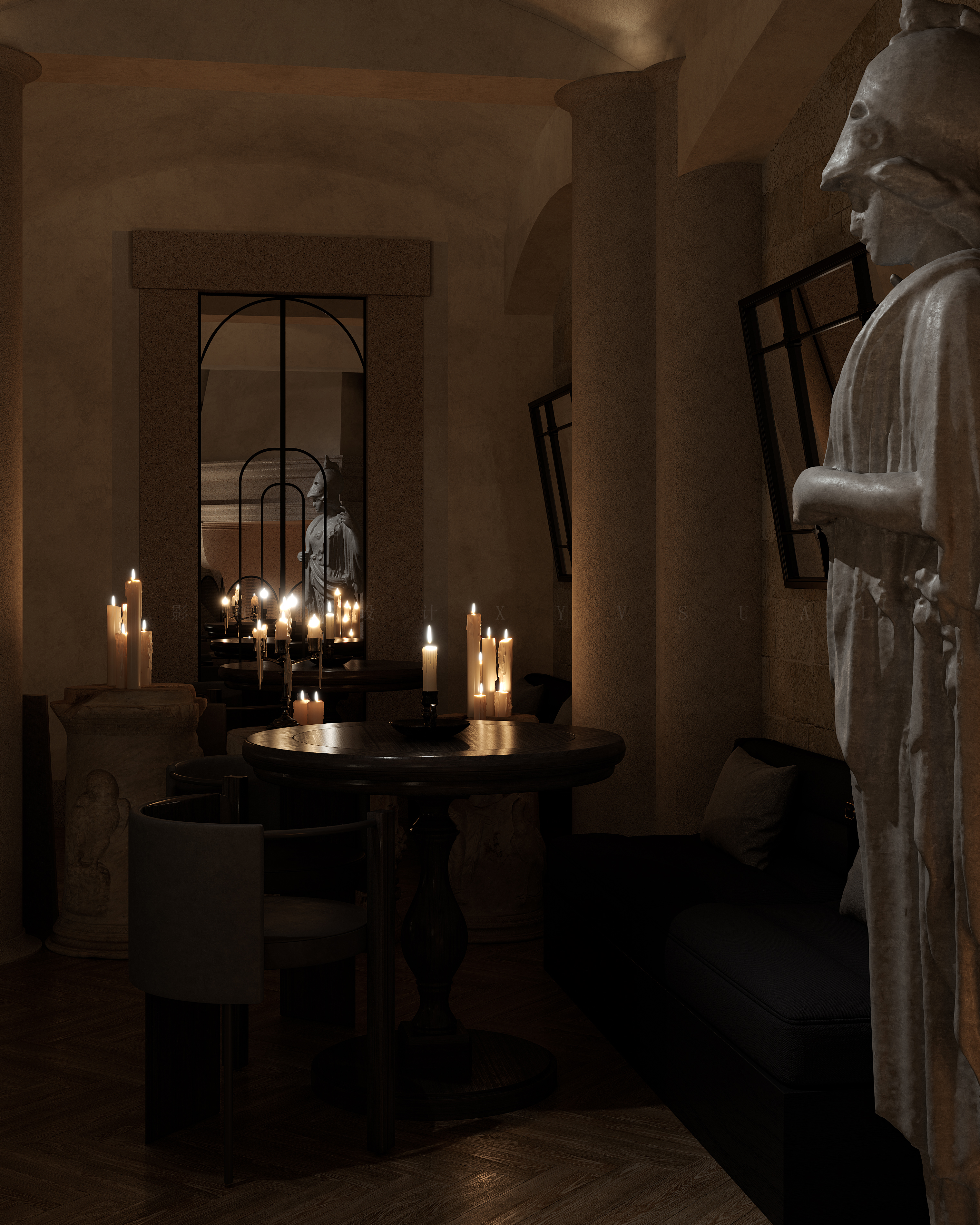 威士忌酒吧丨尺与匙空间设计-8