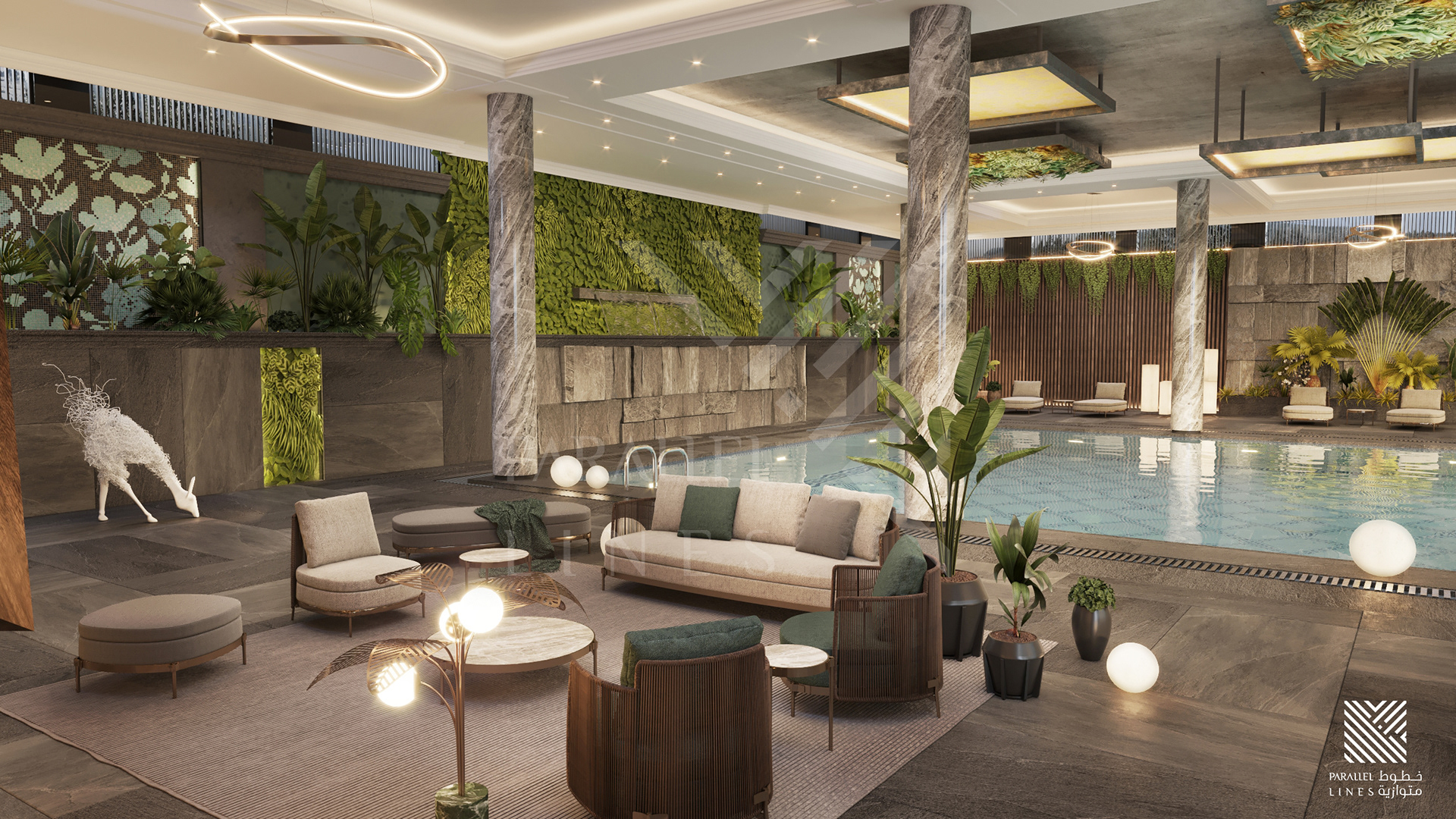 私人别墅·室内游泳池丨沙特阿拉伯-4