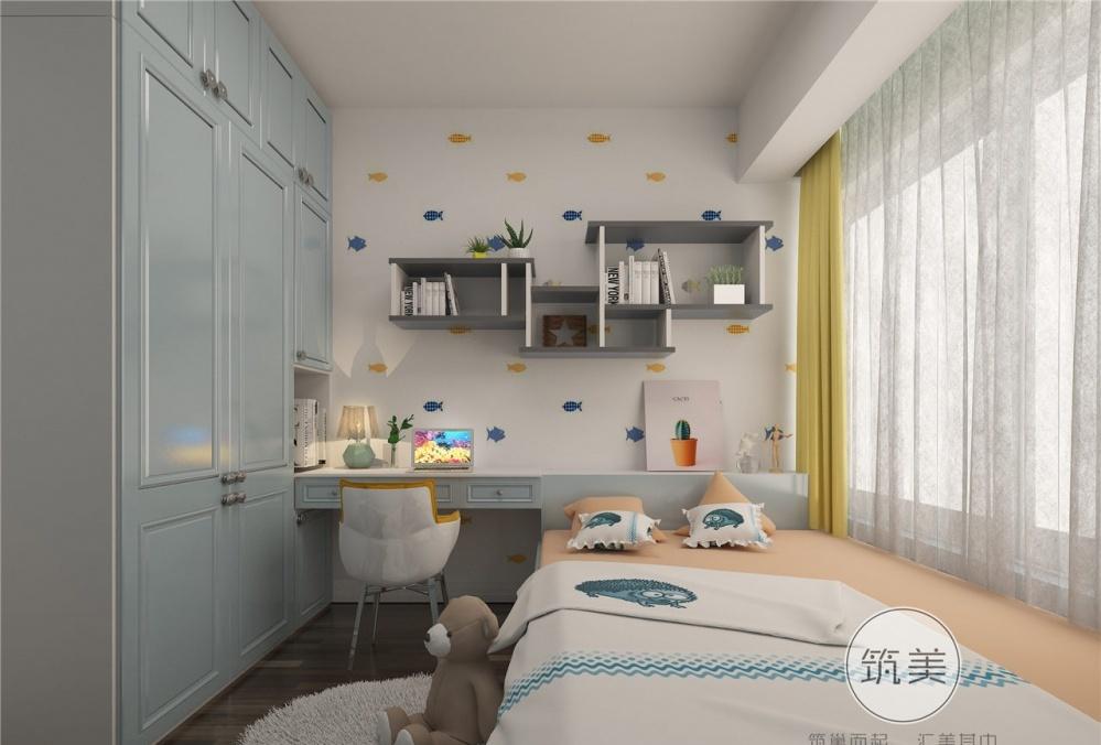 绿城杨柳郡蓝色梦幻家居设计-23