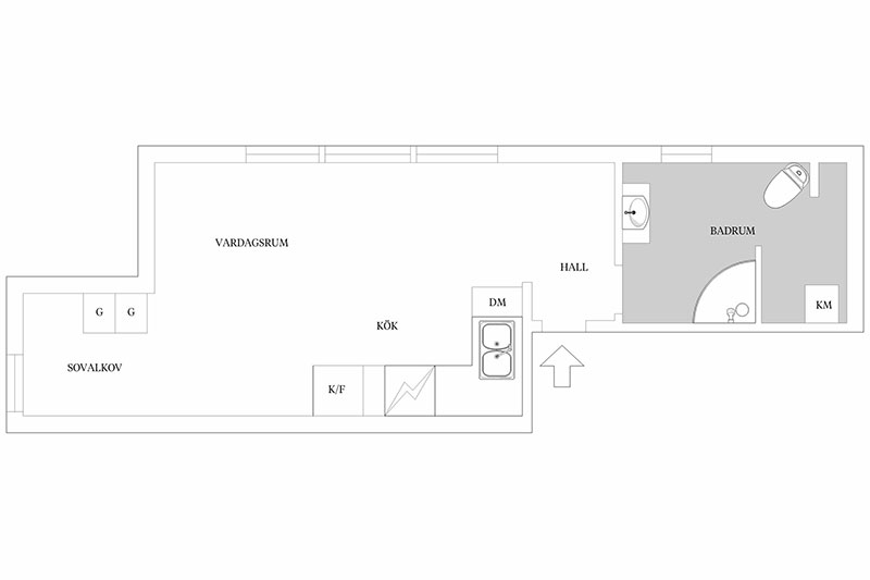 瑞典阁楼小公寓，浪漫宜居的简约空间-22