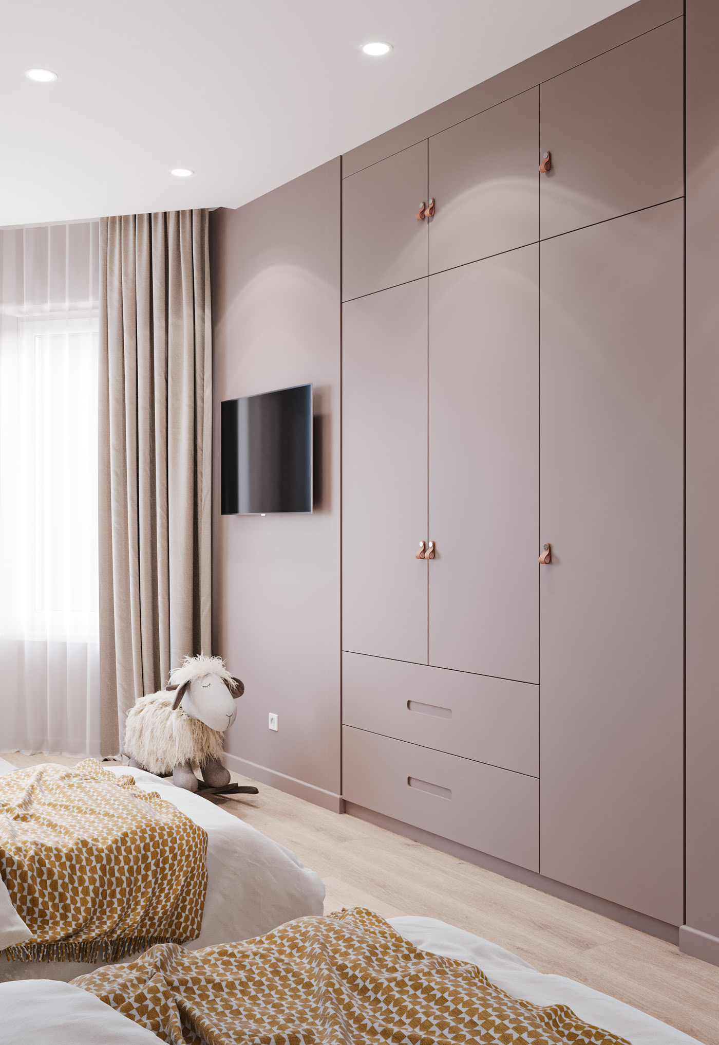 莫斯科多彩色系公寓设计丨俄罗斯莫斯科-18