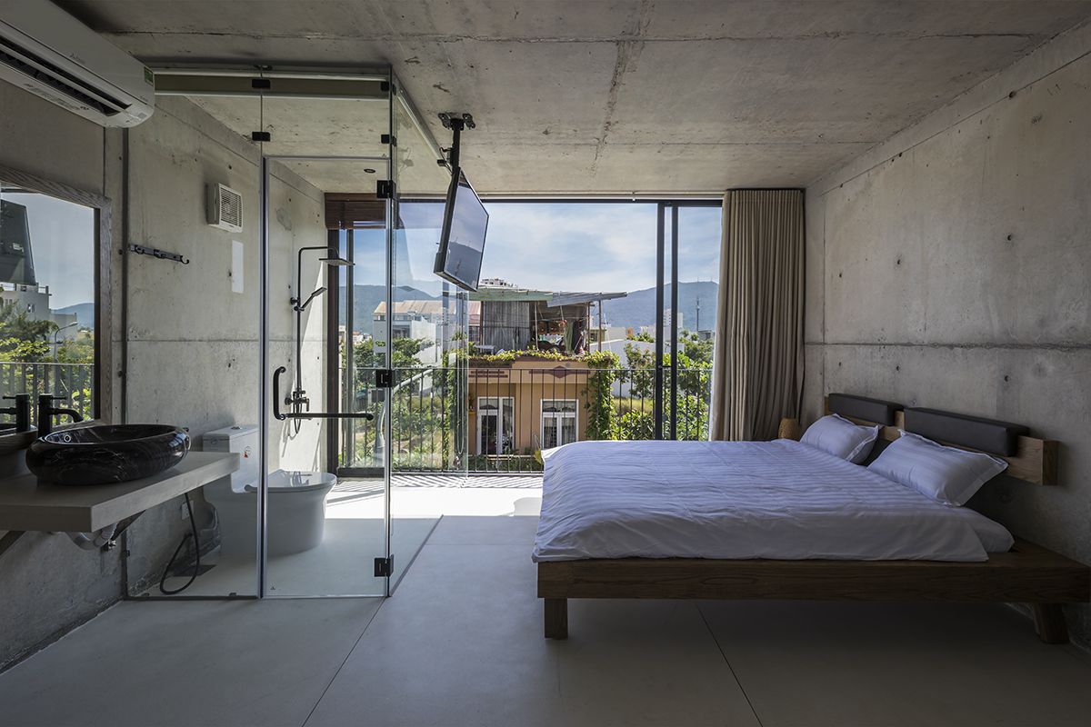 越南海滨四层混凝土住宅-44