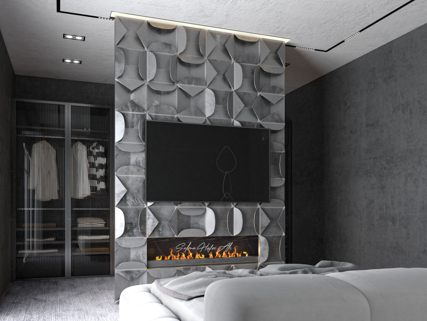 黑暗卧室设计丨俄罗斯-10