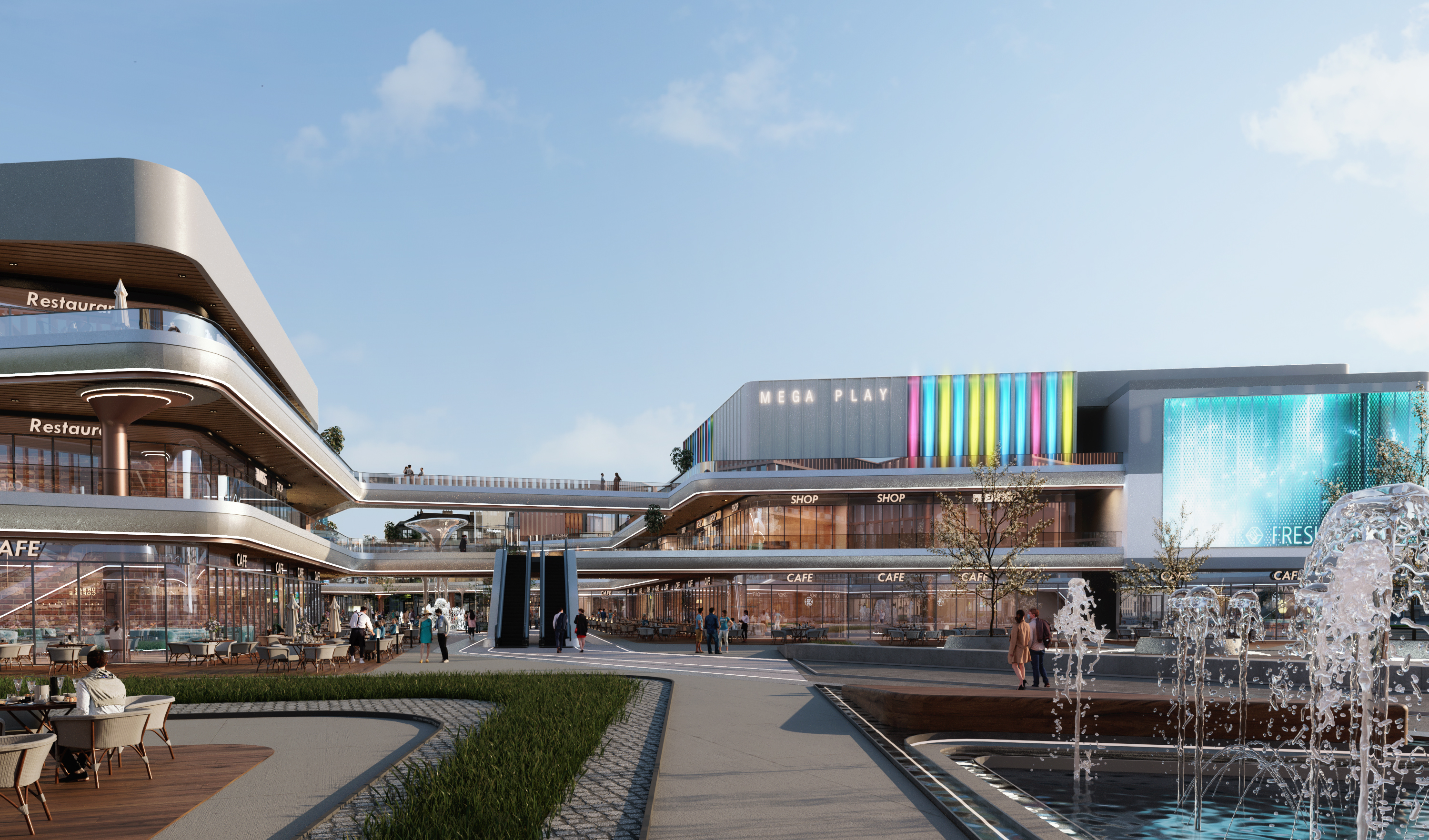 拉维达购物中心丨埃及丨MOD+Partners-13